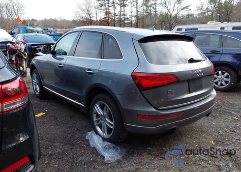 2016 Audi Q5 2.0T Premium from USA, damaged, VIN WA1L2AFP6GA026862
